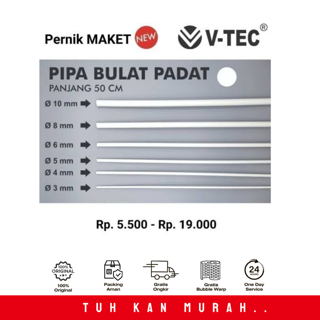 

MAKET PIPA BULAT PADAT 1MM-4MM