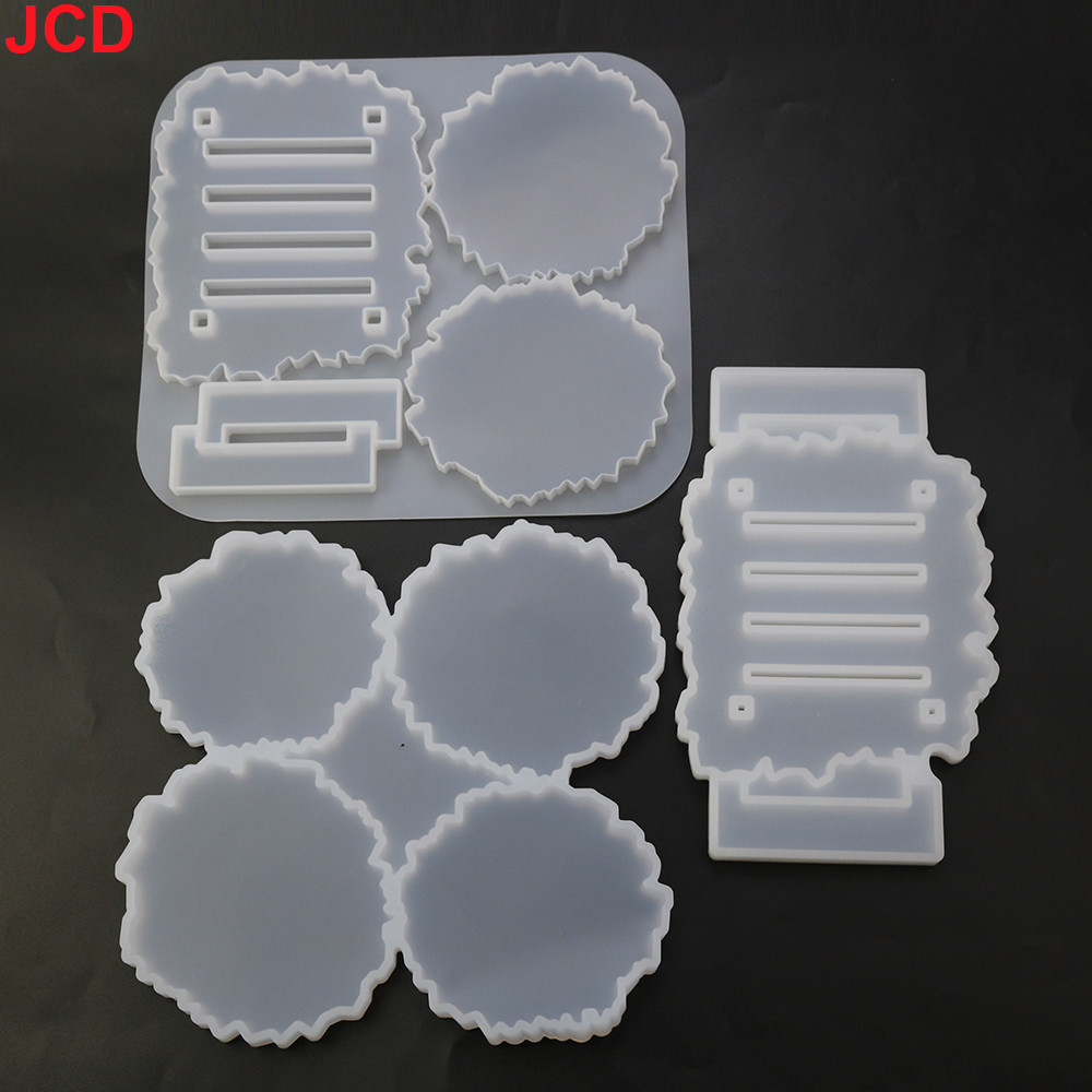 

Mold Silicone Molds for Resin DIY Coaster Silicone Cup Mat Making Molds Irregular Round Coaster Mould Coaster Stand Molds Cup St