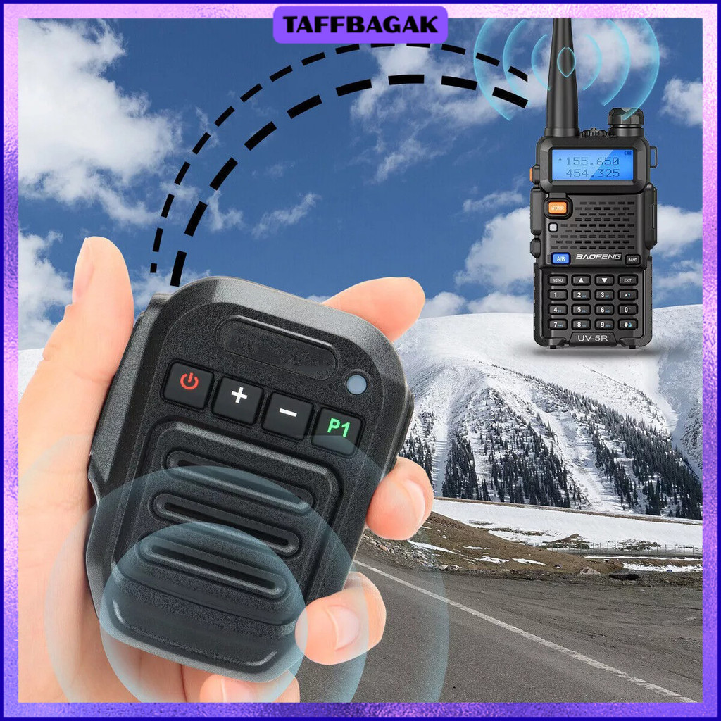 Speaker Microphone Walkie Talkie PTT Wireless Bluetooth - T5