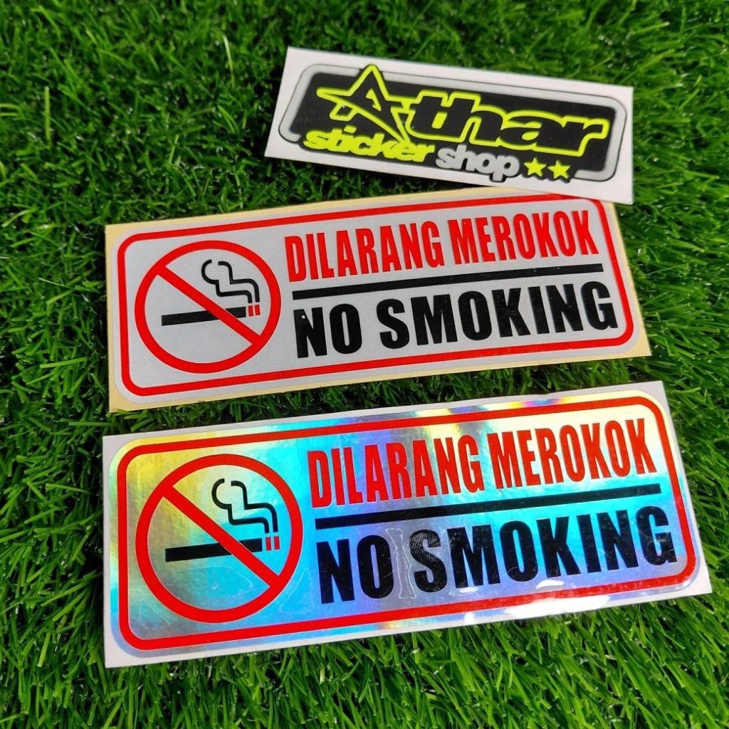 

stiker dilarang merokok no smoking stiker cutting