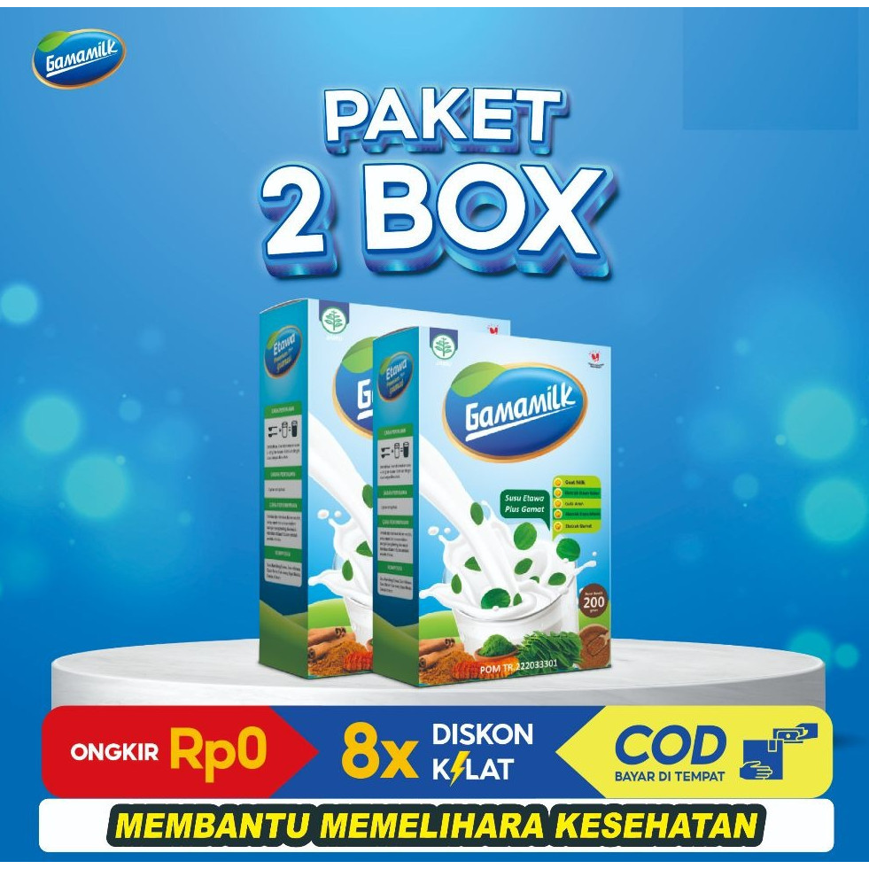 

PAKET 2 BOX Gamamilk - Susu Etawa Meredakan Masalah Nyeri Sendi, Tulang, Rematik dan Asam Urat