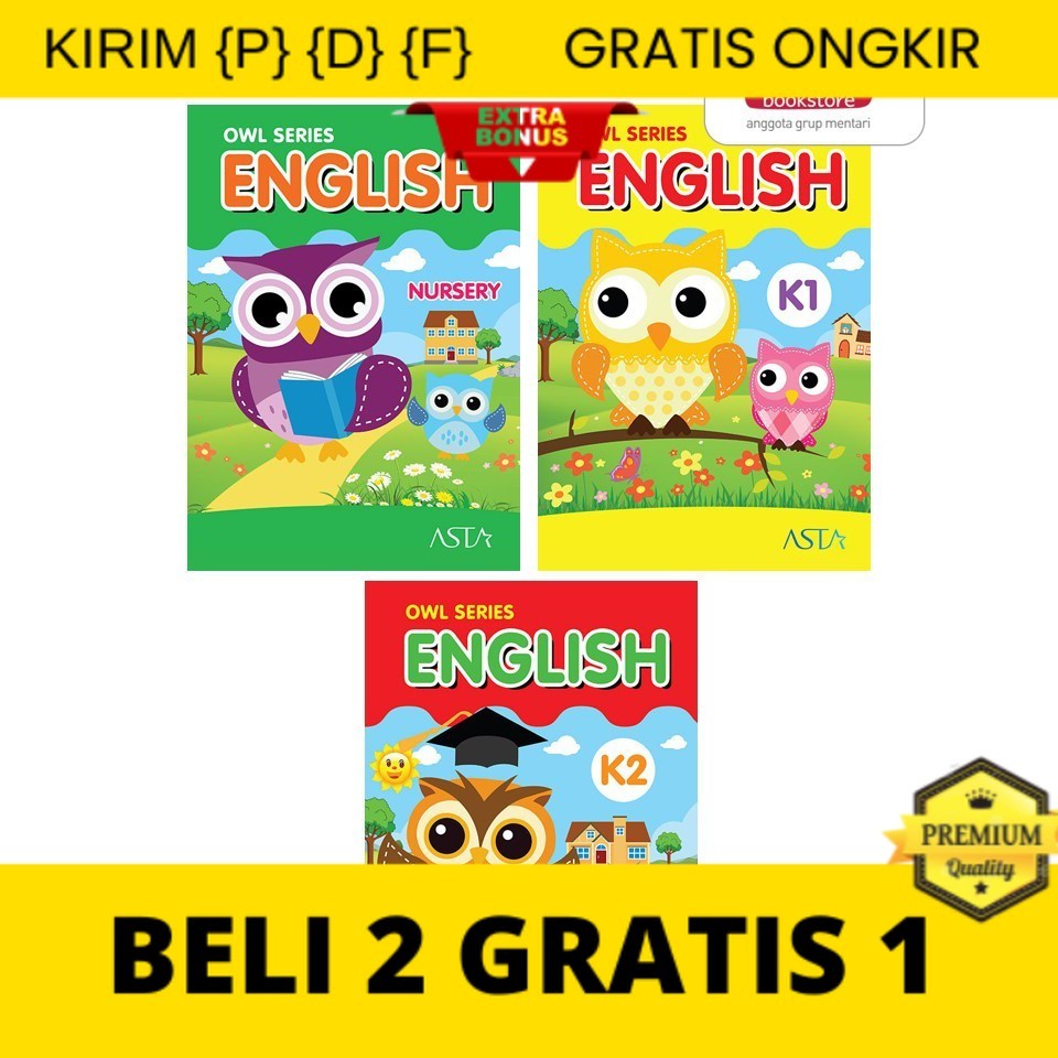 

{P} {D} {F} Owl English Series // Buku Pelajaran TK (Mewarnai)