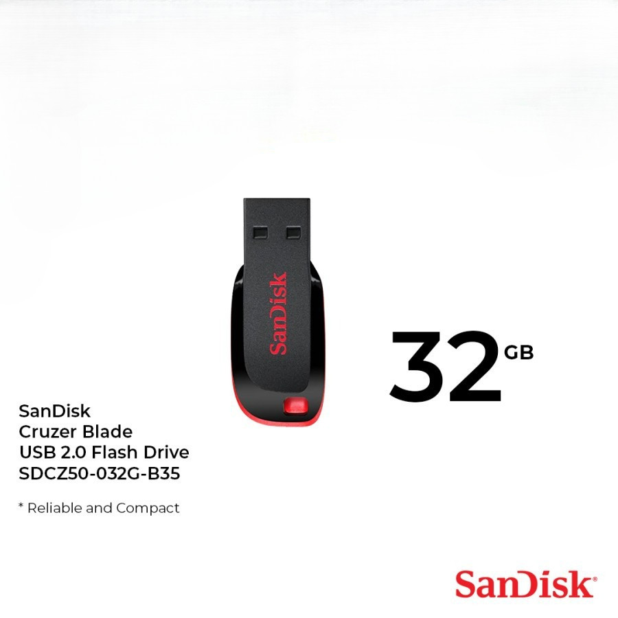 

FLASHDISK SANDISK 32 GB usb 2 CZ50