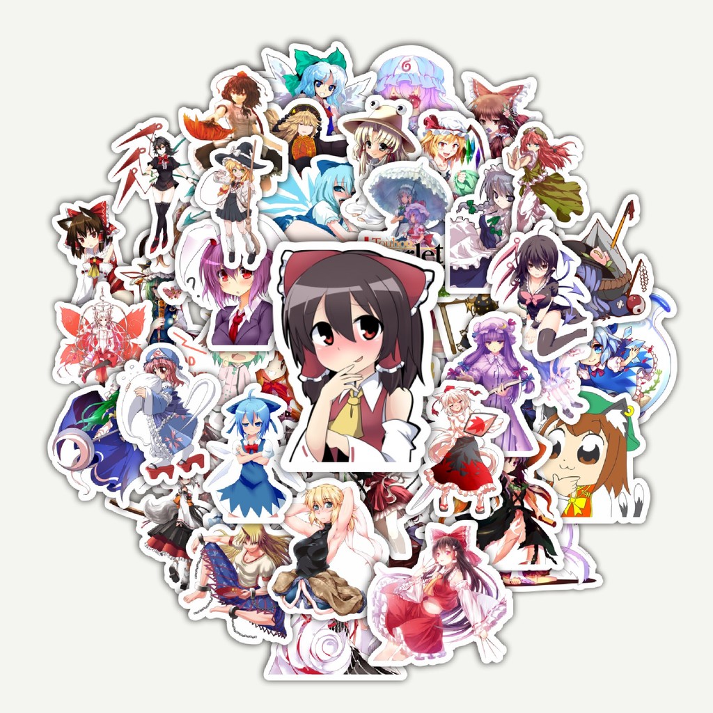 

Sticker Pack Stiker Game Series Touhou Project Karakter Mix 3 | Sticker TUMBLR | Stiker LAPTOP KOPER HELM