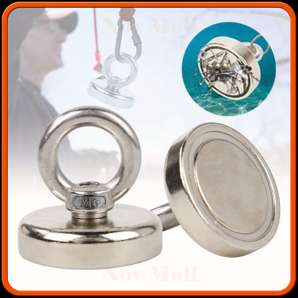 Magnet Gantungan Round Hook Strong Neodymium 42mm -ST560