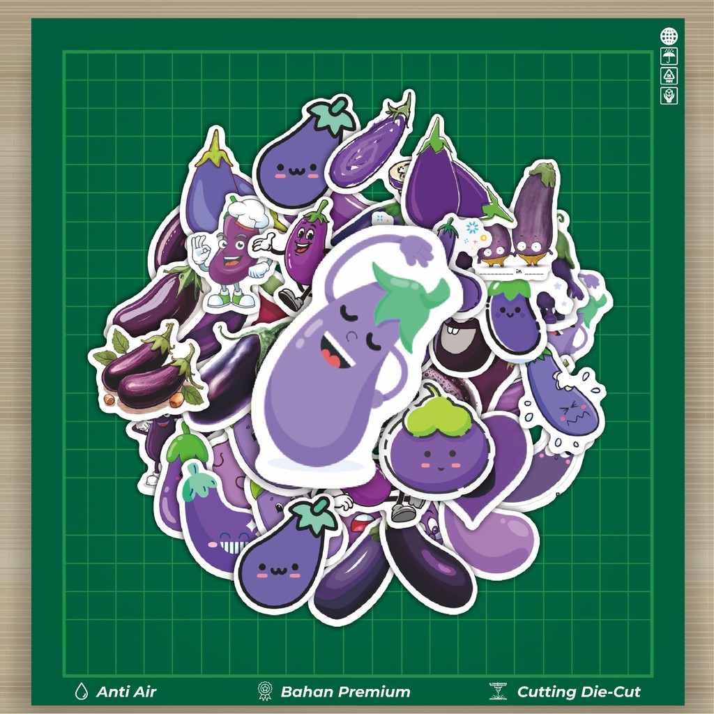 

HOT 50 PCS STIKER Stiker Tumbuhan Terong Stiker Fashion Cars Decal Dingin Kartu Album Custom Vinyl Anti Air- Sticker Aesthetic Buku Journal Koper Casing HP Tablet Laptop Helm Motor Botol Minum