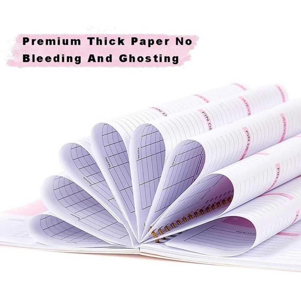 

AUTENTIC JADATE Buku Catatan Mingguan Weekly Planner Note 52 Sheets - Q046