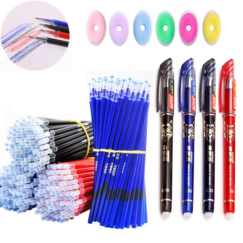 

[DOTDING] 0.5mm Anti Bocor Pulpen Bisa Dihapus - Tinta Hitam/Biru/Merah Grosir Alat Kantor