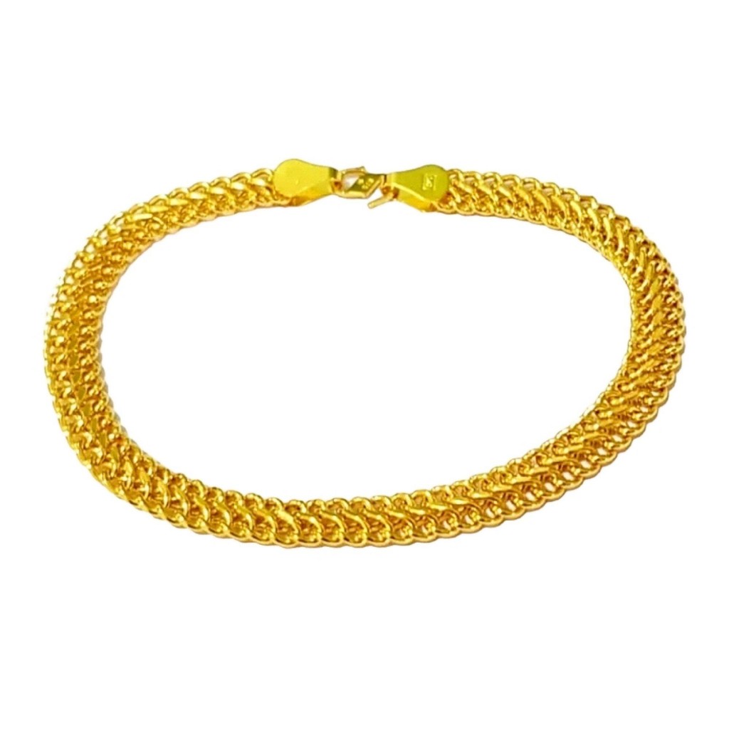 Gelang Emas Kadar 875 20 karat 20k Hollow Super Gelang Wanita Perhiasan Emas tua ada surat