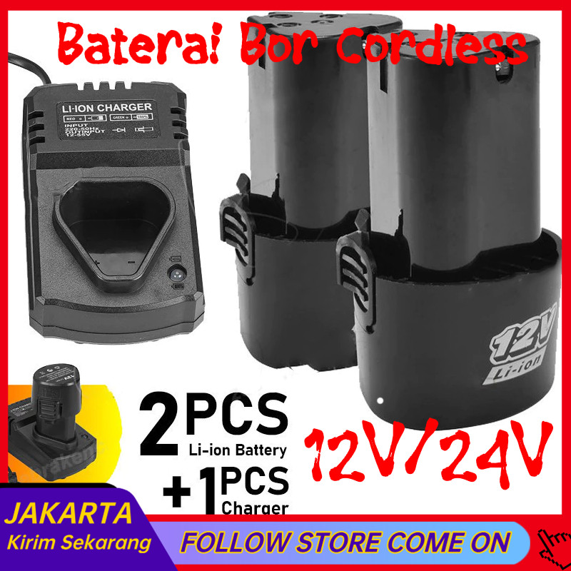 2PCS Baterai Lithium 12V Alat Listrik Baterai Aksesori Bor Tangan Baterai Untuk Xenon Ryu JLD 1300MA