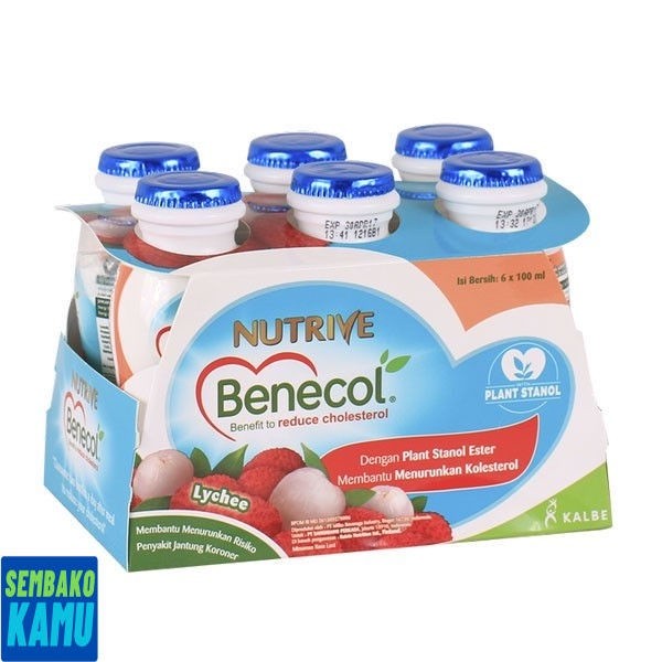 

Nutrive Benecol Lychee No Add Sugar 6x100 ml