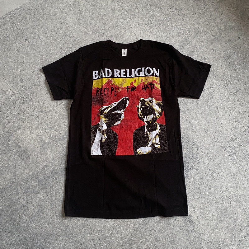 T-Shirt Bad Religion - Recipe for Hate Bahan Tebal Cotton combed 24s unisex