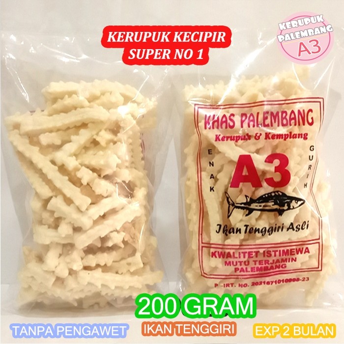 

KERUPUK KECIPIR SUPER IKAN TENGGIRI KEMPLANG KECIPIR SUPER IKAN TENGGIRI 200GR