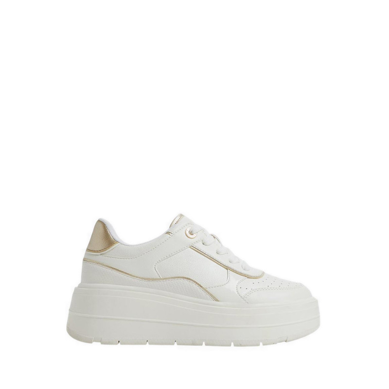Aldo Whallian Wedge Sneakers - White
