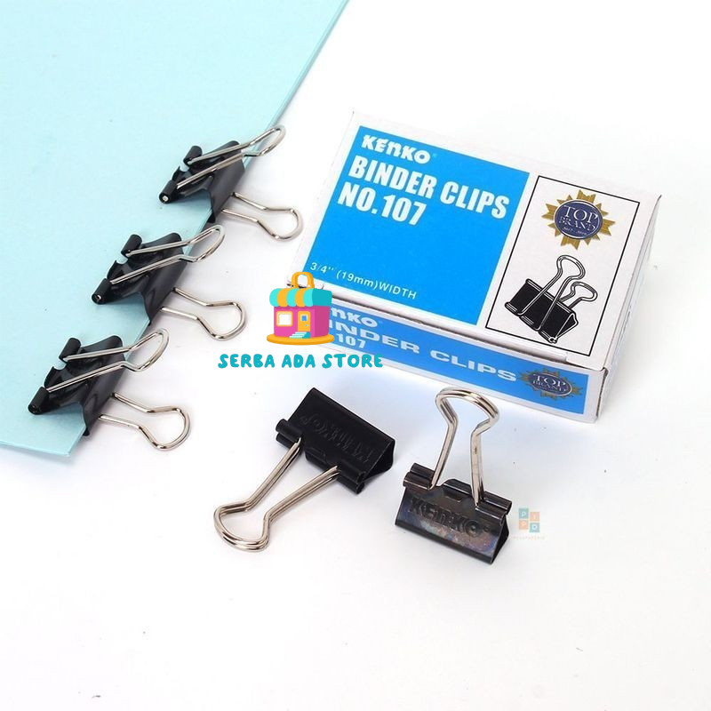 

Binder Clip Kenko No. 105 107 111 155 200 260 Lengkap Semua Ukuran Klip Kertas Dokumen - SAS88