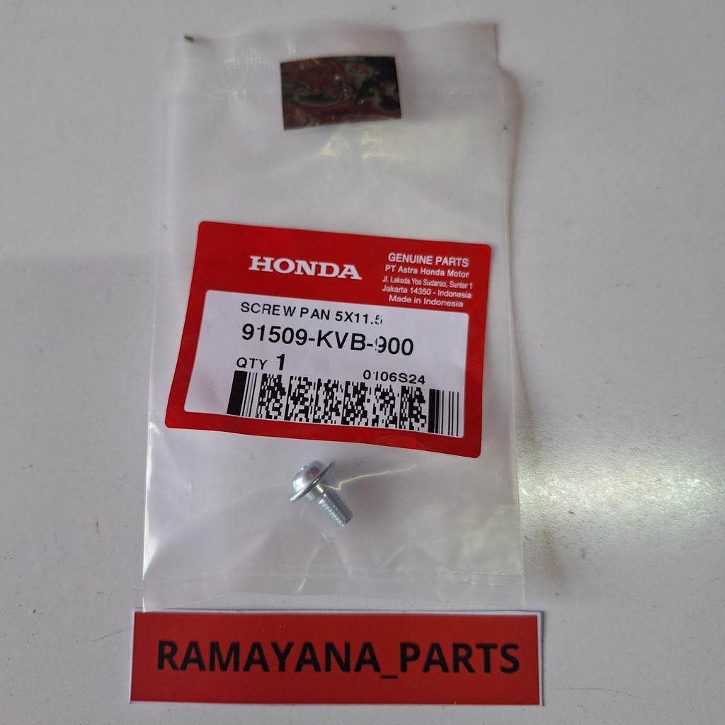 Screw Pan 5X11.5 Honda Vario 110 CW 91509KVB900