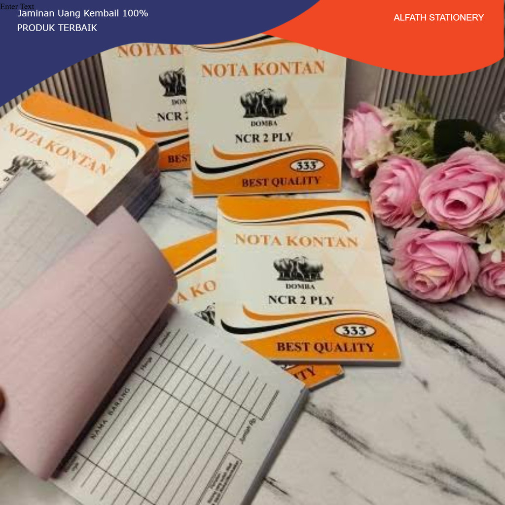 

BUKU NOTA MINI Murah 2ply DOMBA ISI 50(Putih dan tidesan merah)