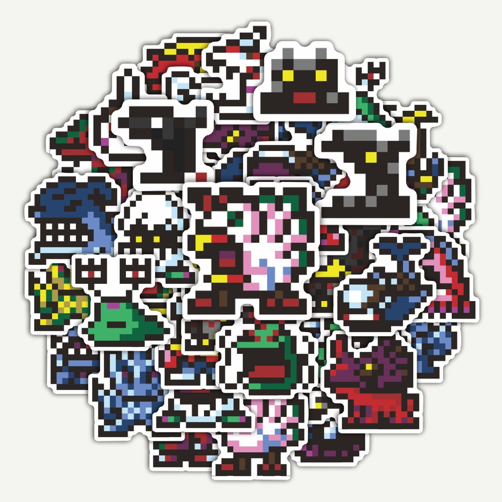 

Sticker Pack Stiker Pixel Digimon V26 | Sticker TUMBLR | Stiker LAPTOP KOPER HELM