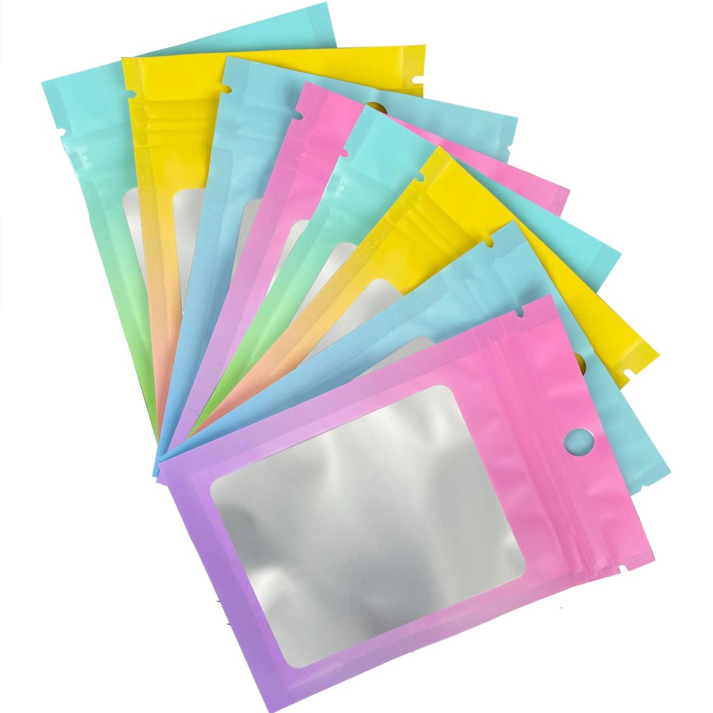 

100pcs,Mini Transparent Jewelry Packing Bag,Resealable Ziplock Packaging Bags Nail Accessories Packaging Bags For Small Business