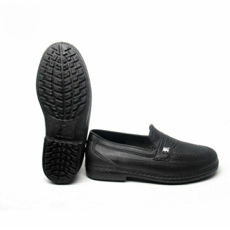 AP BOOTS Pantofel Pria AP 977 Hitam [37-42] Sepatu Kerja Pria