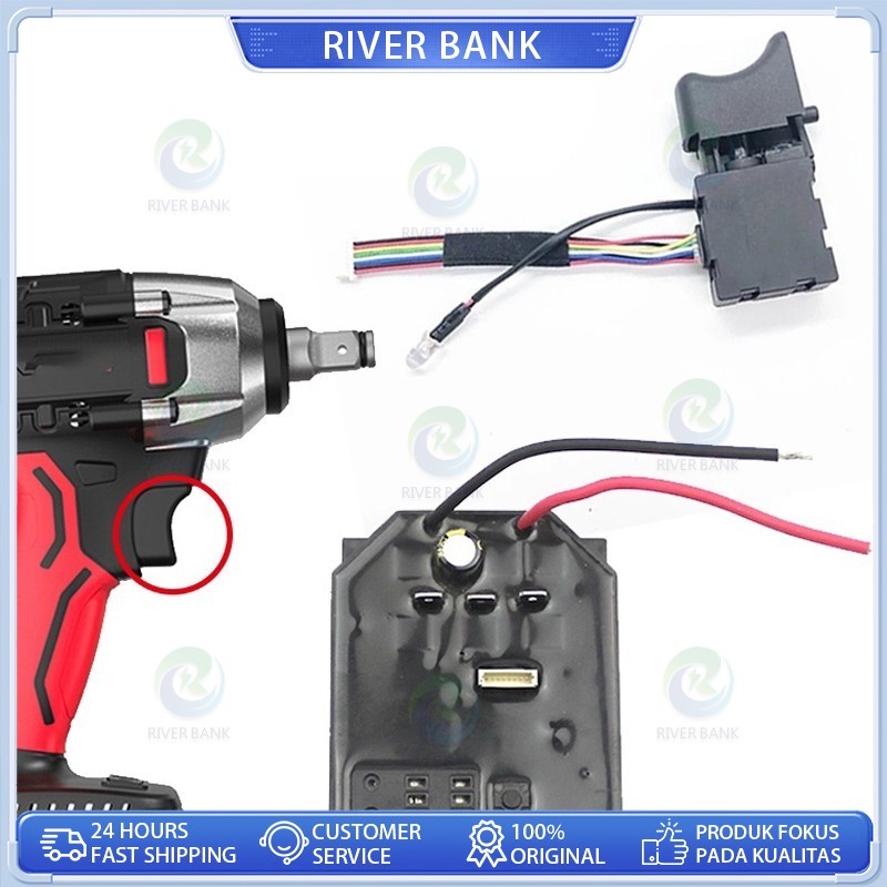 COD Saklar Modul Impact Wrench JLD Esc Speed Controller Impact Wrench Drill Brushless JLD Switch/Sak