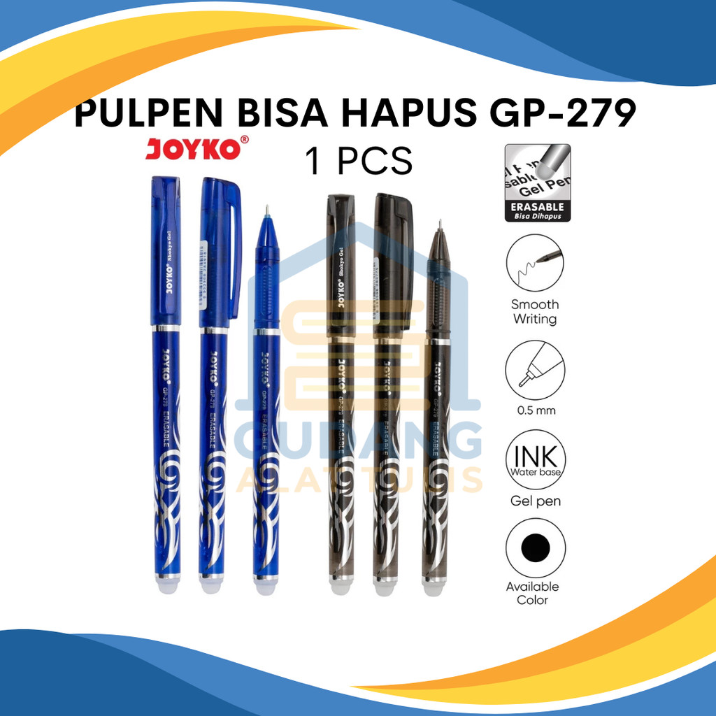 

PULPEN GEL BISA DIHAPUS JOYKO GP-279 SHOKYO PER PCS
