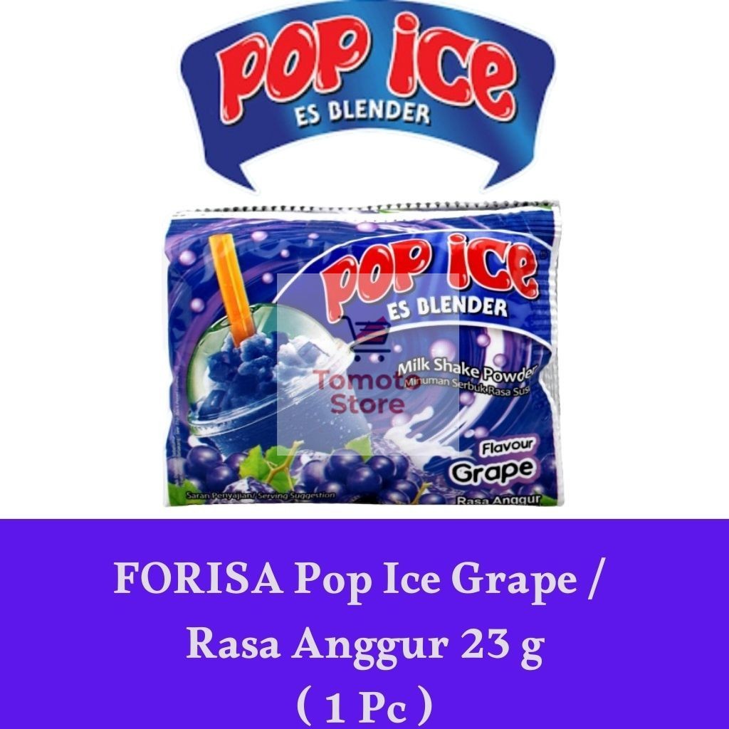 

✨ TOMOTOSTORE ✨ FORISA Pop Ice Blender Reguler 23 gr - Grape