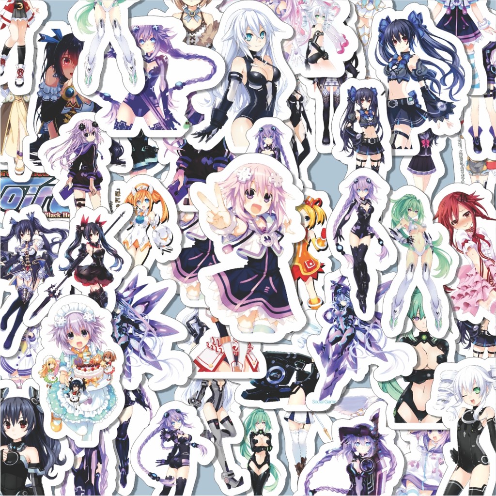 

Stiker Cutting Pack Stiker Game Series Neptunia Universe Karakter Mix 1 Isi 100Pcs Series Aesthetic Lucu Keren Untuk Koper Bahan Vynil