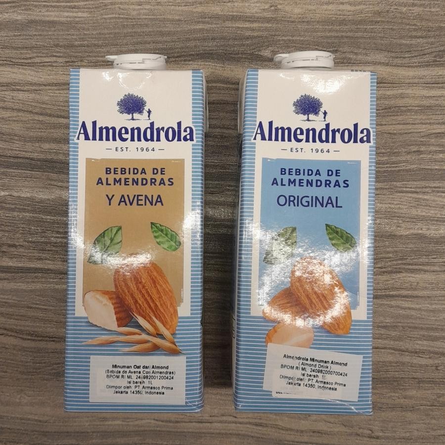 

Almendrola Plant Based Drink Import 1L Minuman Almond Milk / Oat and Almond / Unsweetened Almond