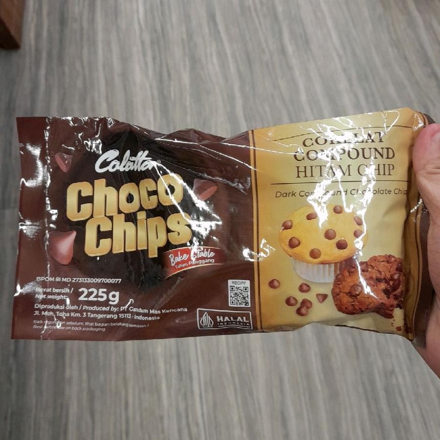 

Colatta Chocolate Chips Cookies Kukis Dark Chocochips 225gr