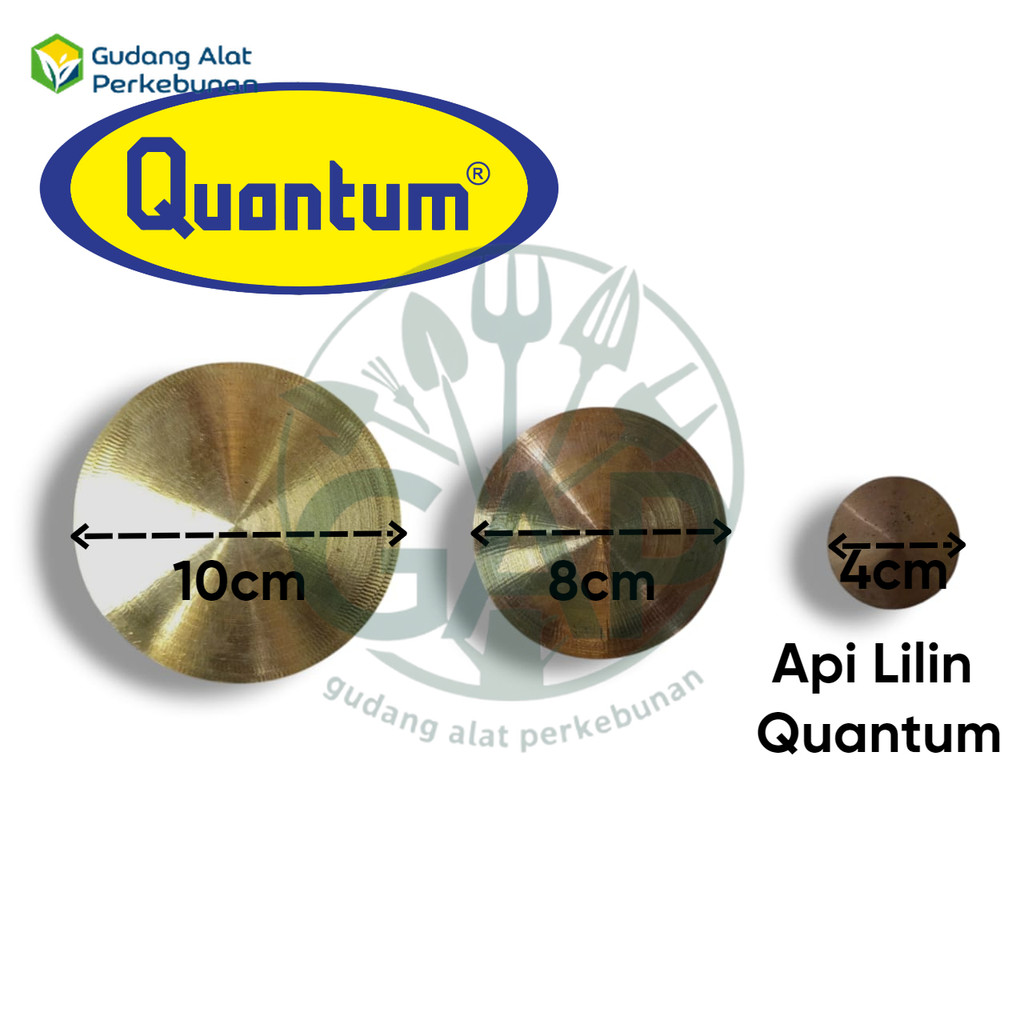 BURNER KUNINGAN ASLI QUANTUM UKURAN (10CM,8CM,4CM API LILIN) KOMPOR GAS QUANTUM ORIGINAL TEBAL