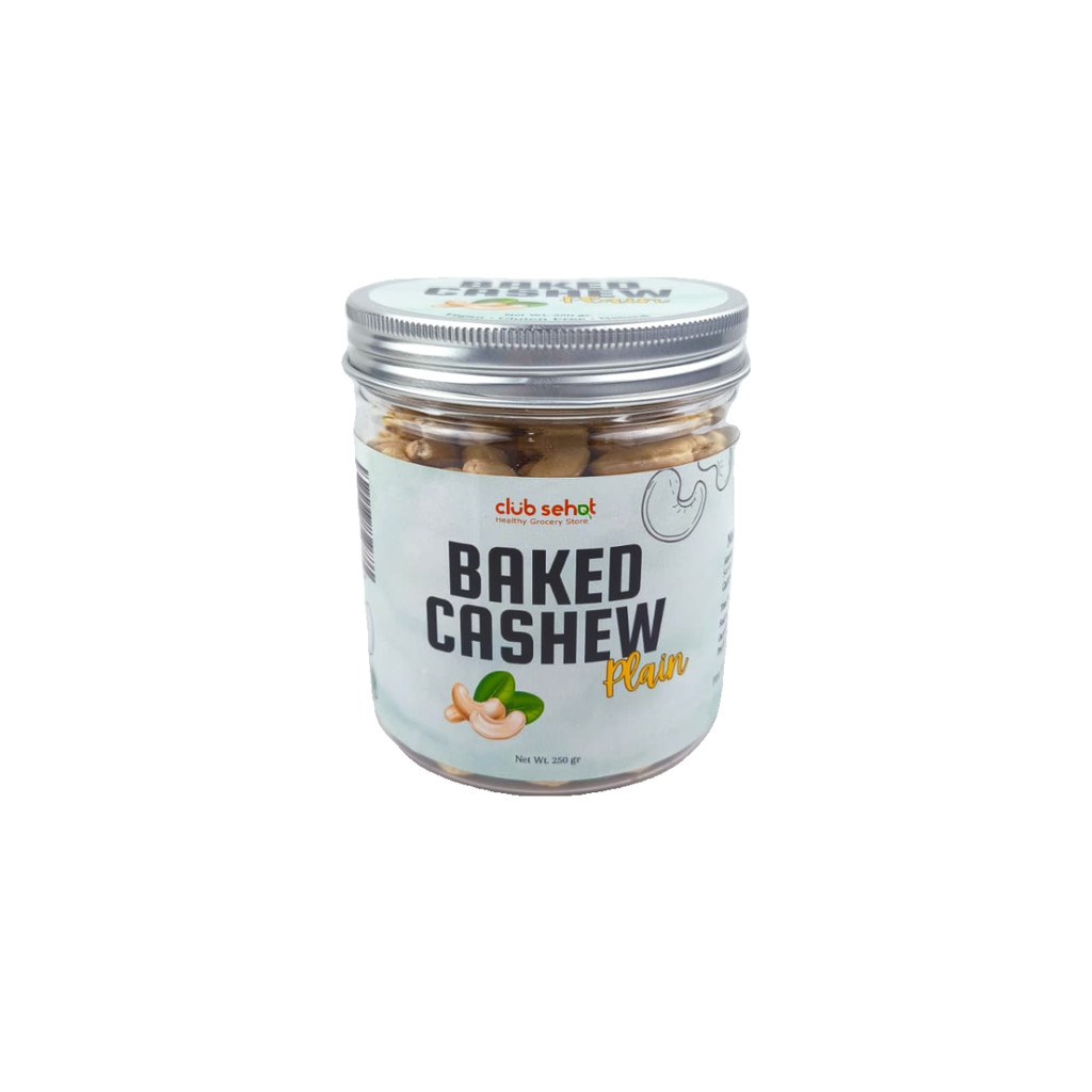 

Club Sehat Baked Cashew Plain 250Gr Kacang Mete Panggang Original