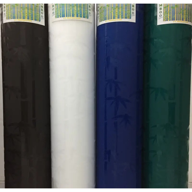 Fiber Pagar Plastik bambu/ Penutup Pagar Plastik Motif Bambu