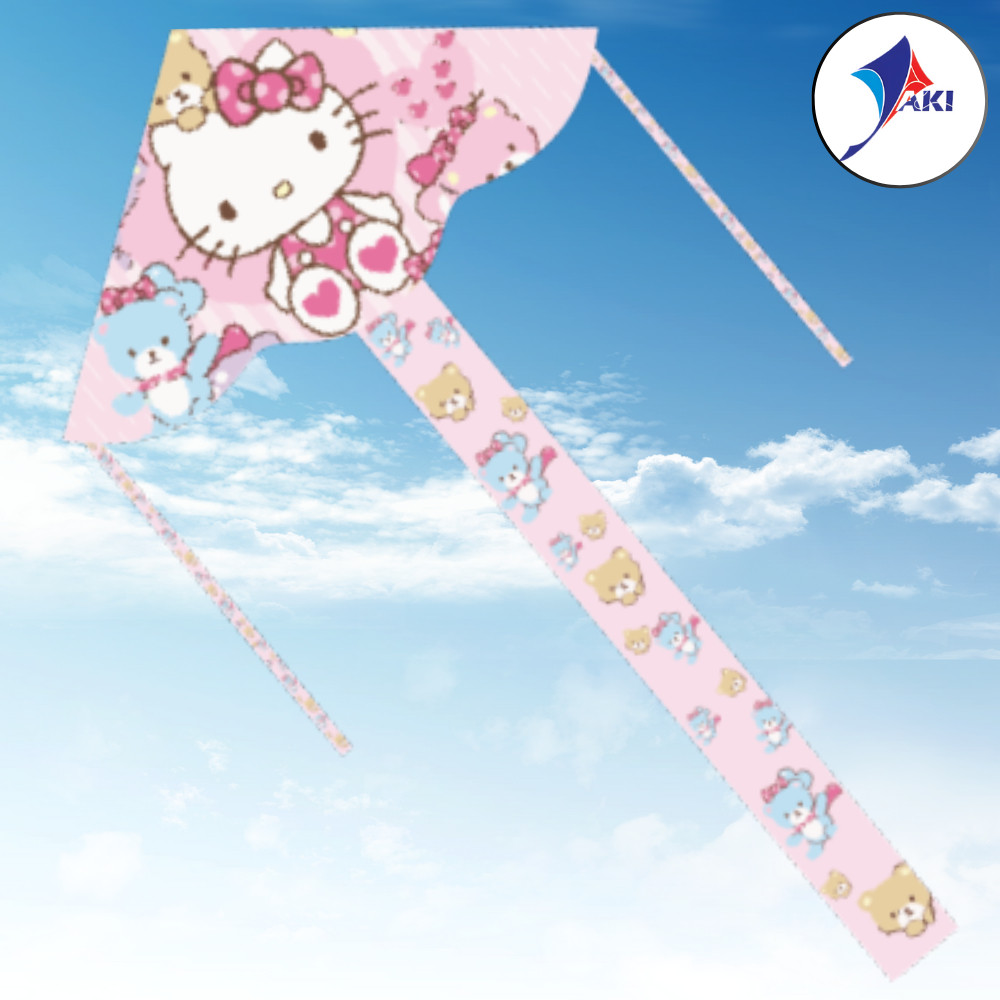 

* Layangan Ripstop Hello Kitty (Versi Boneka) Edisi Kartun Hello Kitty Ukuran Kecil Anti Air dan Tidak Mudah Sobek / Layangan Untuk Anak-Anak Dewasa Olahraga / Layangan Mainan Outdoor/Layangan Hias/Layangan Murah/Layangan Bagus/Layangan Kreasi *
