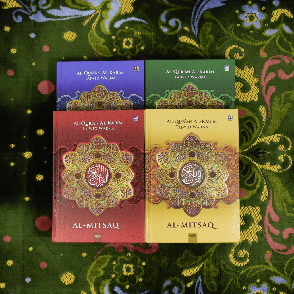 Al Quran Al Mitsaq A5 Standar Hard Cover Mushaf Tilawah dilengkapi Tajwid Warna Cocok Untuk Tilawah 