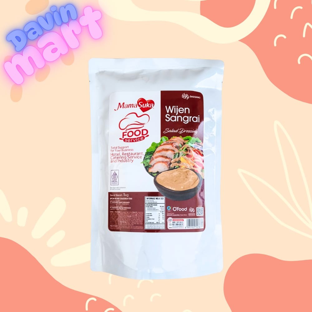 

Saus Salad Dressing Wijen Sangrai Mamasuka 1kg