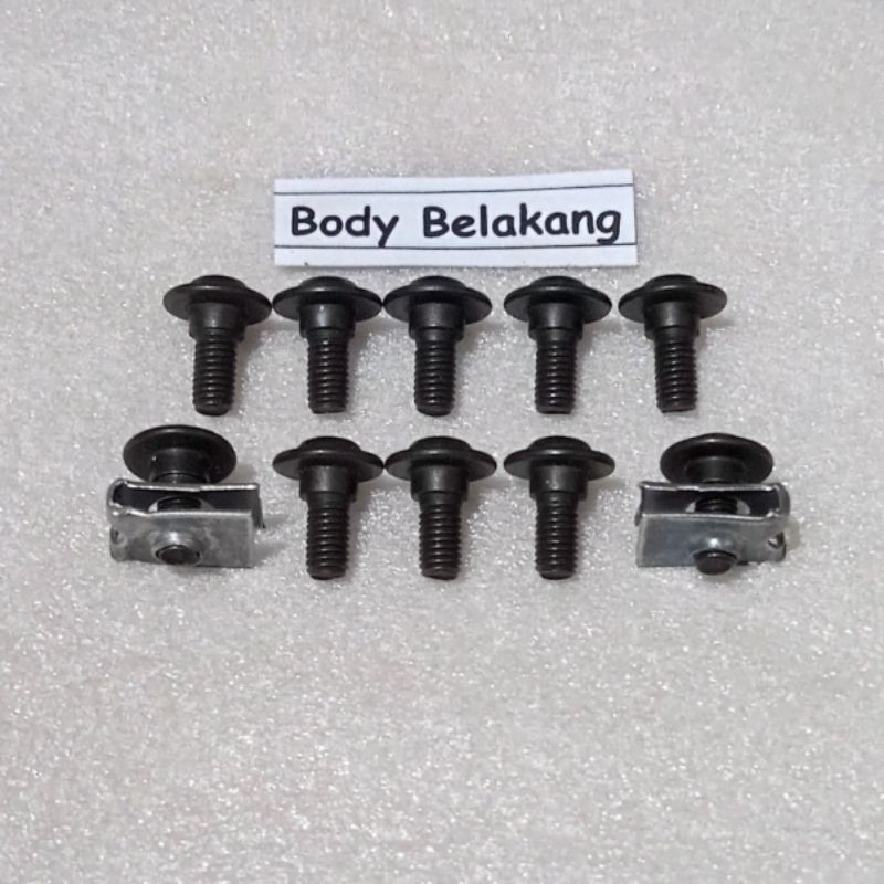 Baut Full Set Cover Bodi Body Belakang Honda Astrea Grand Bulus / Astrea Grand Sabit