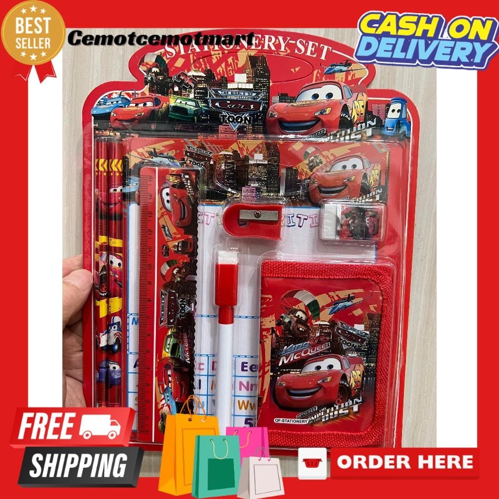 

[Cmt] Alat Tulis Perlengkapan Sekolah Anak Pensil Set Lengkap Souvernir Kado Anak Hampers Anak Hadiah Anak