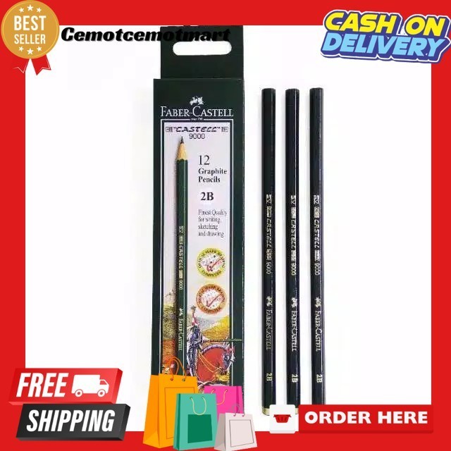 

[Cmt] Pensil 2B Faber Castell (Lusinan)
