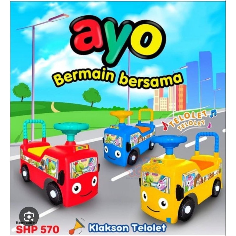 SHP RIDE ON BUS TAYO TELOLET SHP 570 / MOBIL TAYO