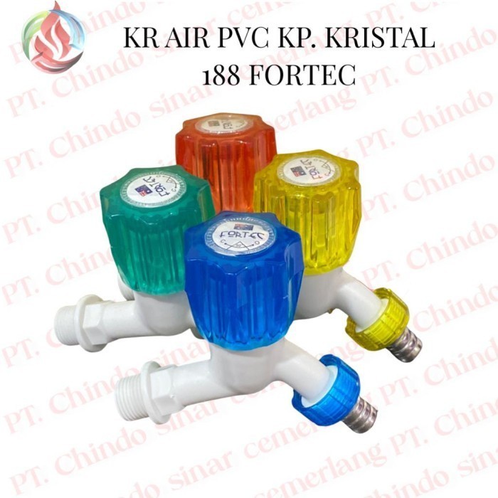 KRAN TEMBOK AIR PVC WARNA KEPALA BESAR KERAN AIR