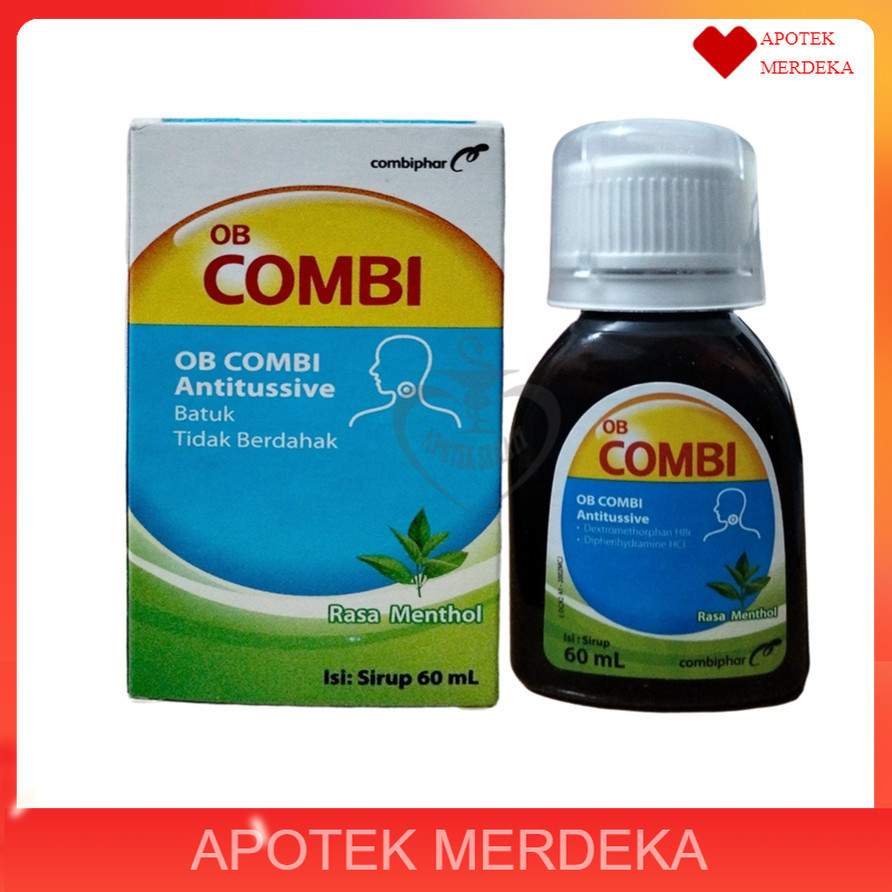 OB Combi Antitusive Obat Batuk Kering 60 ml / OB Combi Antitussive 60ml Batuk Tidak Berdahak Rasa Me