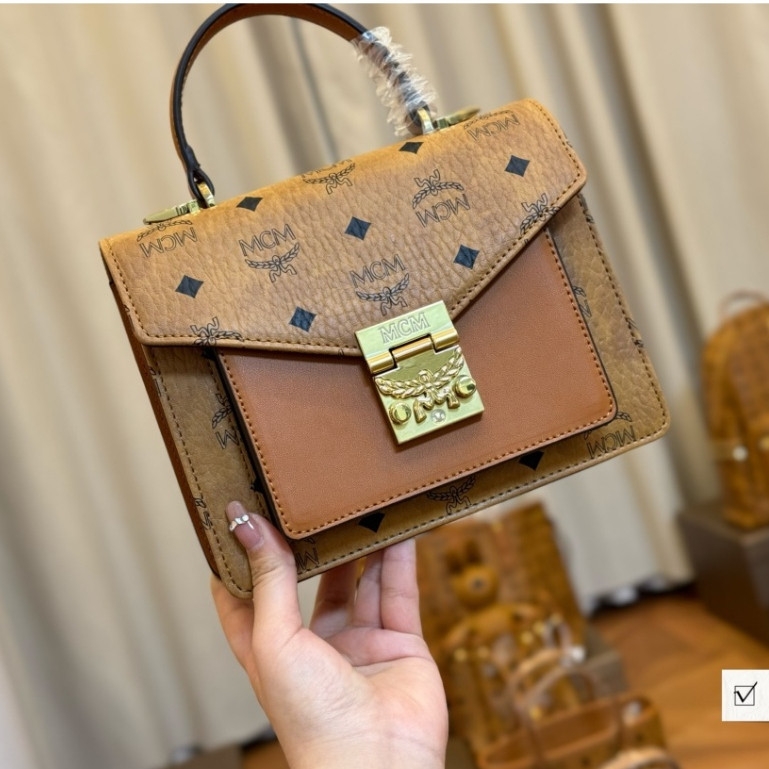 【MCM original messenger bag】Women's shoulder bag crossbody bag