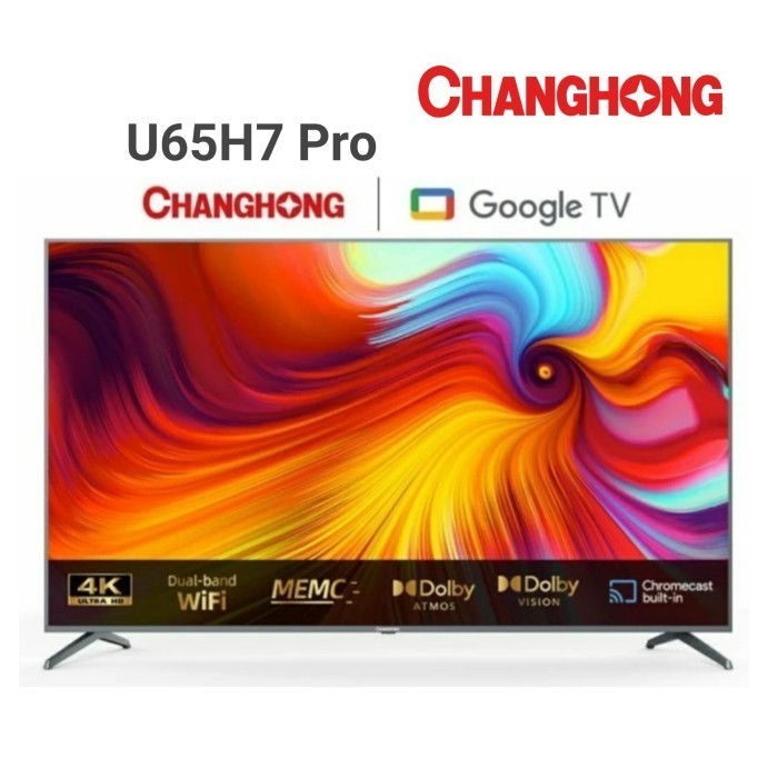 CHANGHONG 65H7PRO / U65H7PRO 4k GOOGLE TV 65 inch