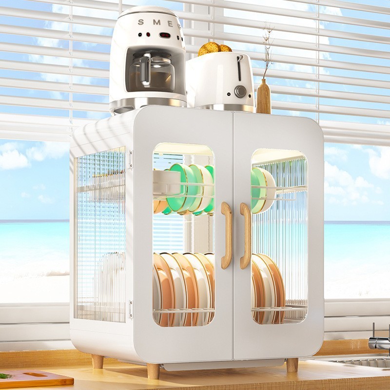 Lemari Piring Minimalis terbaru Rak Cuci Rak Piring Rak pembuangan sumpit mangkuk Rak Logam