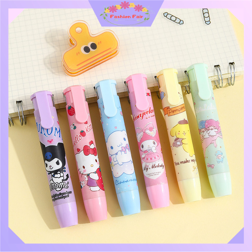 

FASHION FAIR S5828 Penghapus Pensil Mekanik Motif Karakter Lucu / Mechanical Eraser / Penghapus Bentuk Lipstick / Hapusan Eraser Lipstik