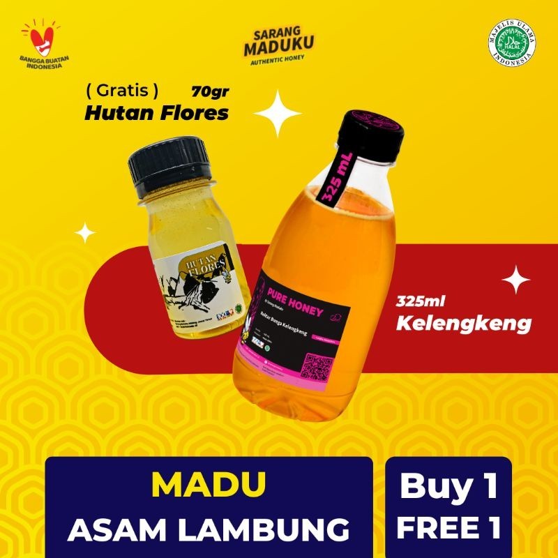 

Sarang Maduku - Madu Gerd Asam Lambung Asli Murni Raw Honey
