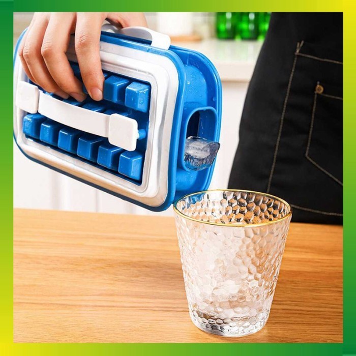 BEST[Promo] Cetakan Es Batu Silikon/Ice Cube Tray Silicone