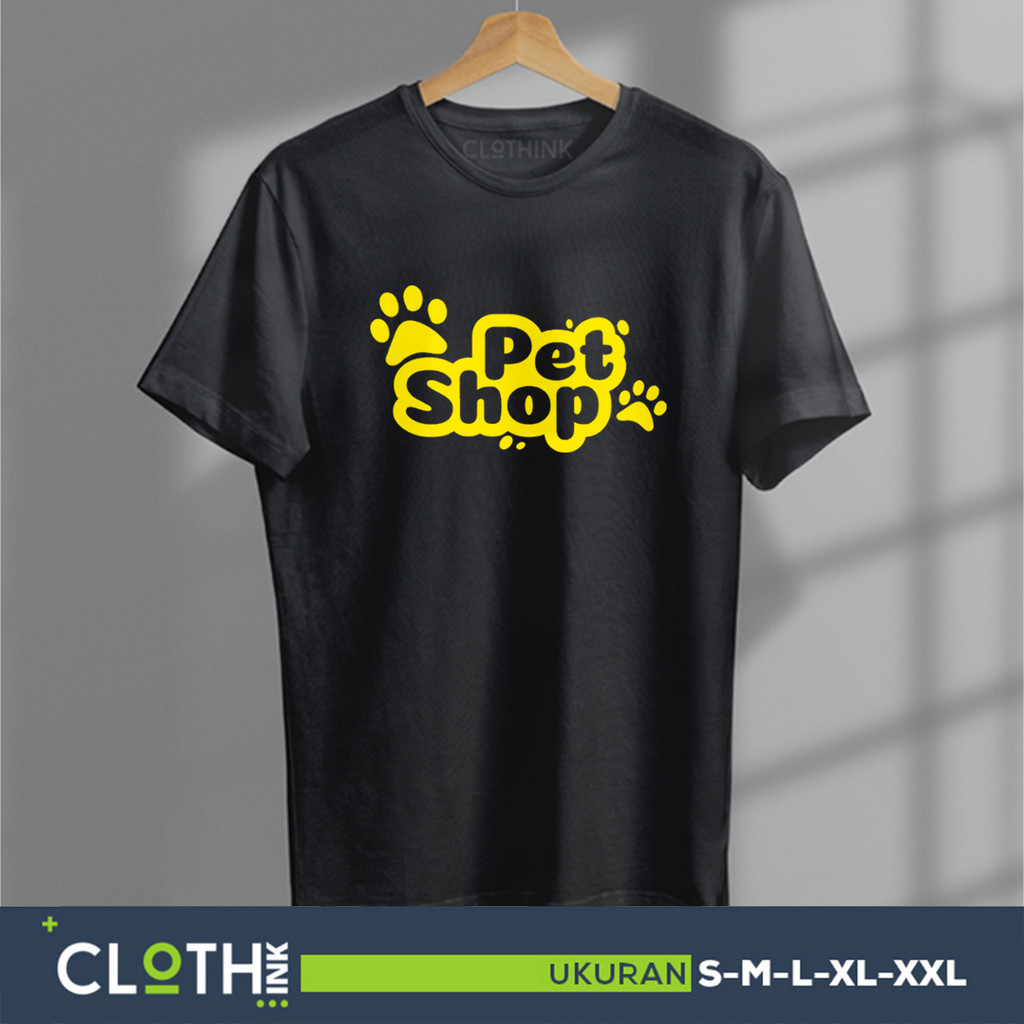 Kaos Petshop toko hewan kaos petshop custom nama toko