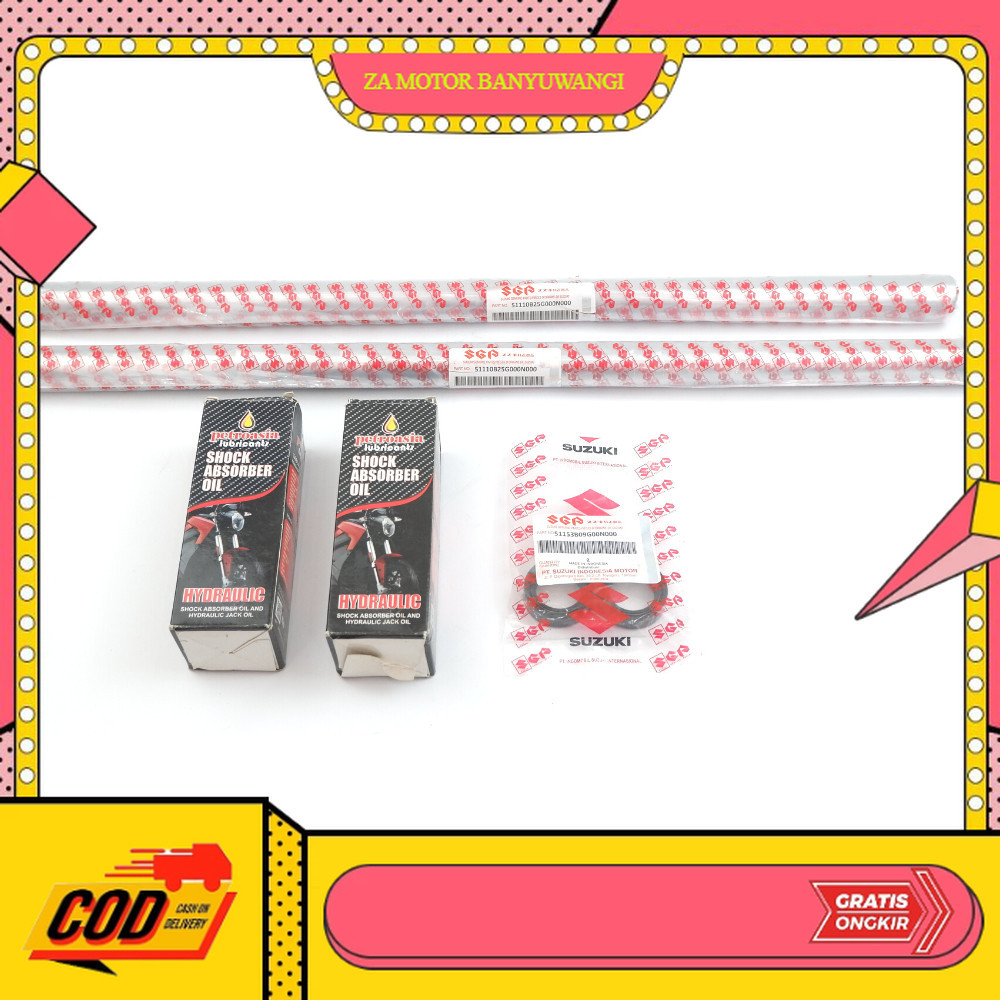 shock depan satria 150 fu - as sok depan satria fu - Paketan As Shok Depan Komplit Suzuki Satria FU 